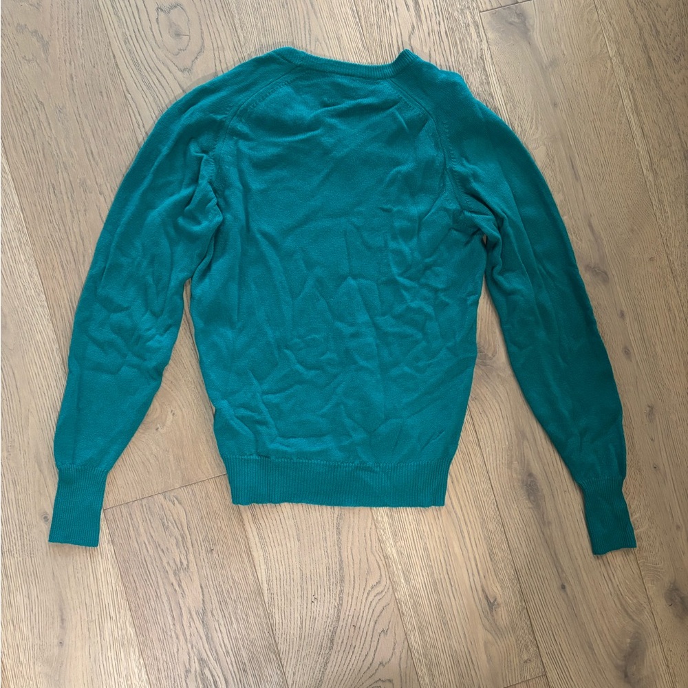 Pendleton Turquoise Lambswool Pullover Sweater - image 2